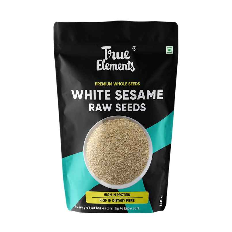 True Elements White Sesame Raw Seeds