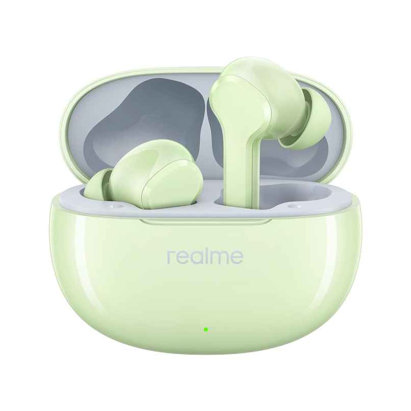 Realme Buds T110 With Ai Enc For Calls Fast Charging Bluetooth In Ear Earbuds (Country Green)