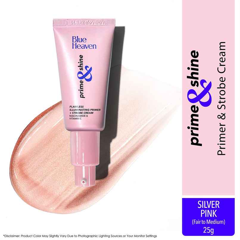 Blue Heaven Prime & Shine Primer - Silver Pink Blue Heaven Prime & Shine Primer - Silver Pink