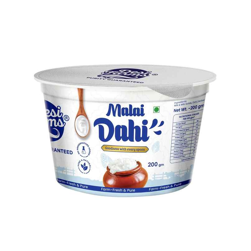 Desi Farms Malai Dahi Cup Desi Farms Malai Dahi Cup