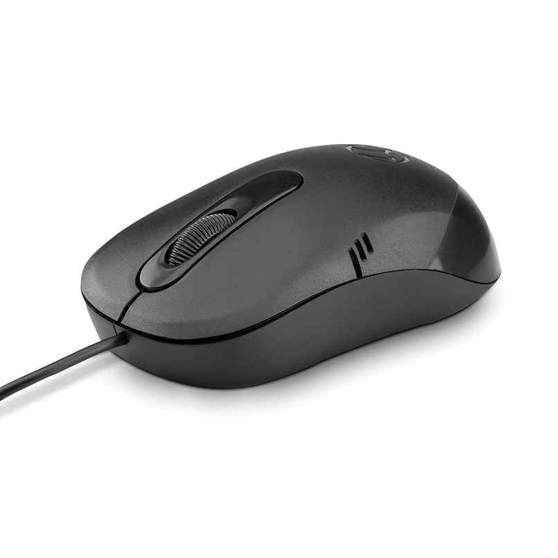 Lapcare Optical Mouse L-60(Ind) 1000 USB Dpi Optical Sensor, Plug & Play, Compatible with Pc, Laptop - Black
