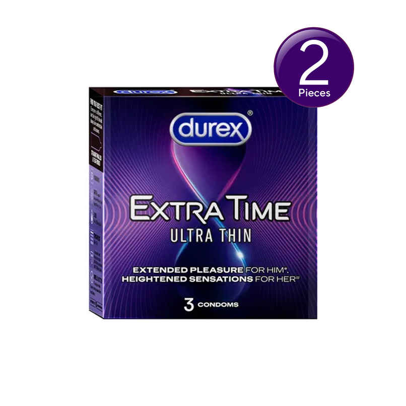 Durex Extra Time Ultra Thin Condom Combo  