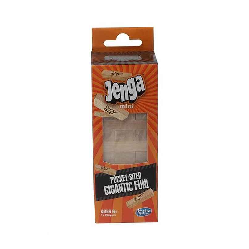 Hasbro Gaming Jenga Mini Pocket Size Classic Stacking Game Hasbro Gaming Jenga Mini Pocket Size Classic Stacking Game