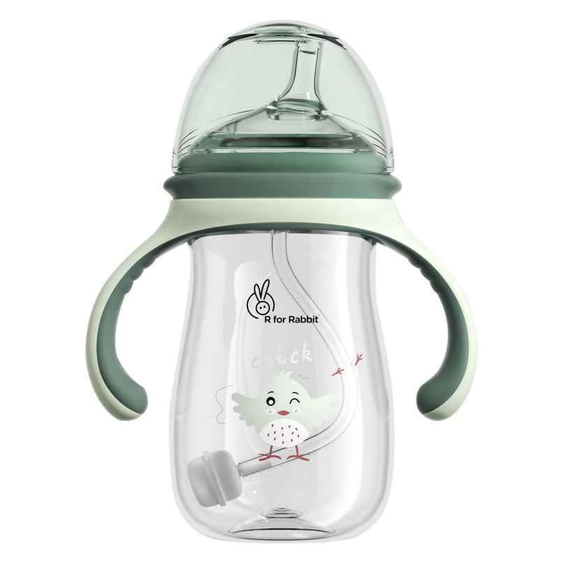 R for Rabbit Tritan Tweet 240 ml Baby Spout Cup (Green)