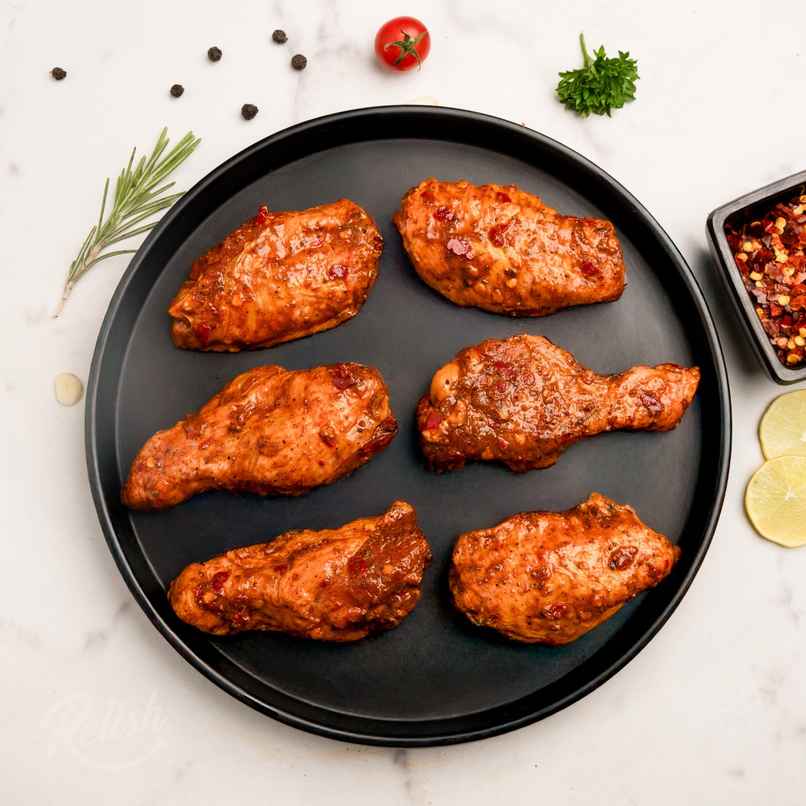 Relish Peri Peri Chicken Wings | Energy - 148 Kcal | Protein - 18.25 g / 100 g