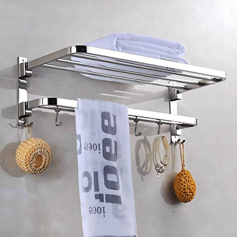 Plantex 24 Antique Folding Towel Rack for Bathroom