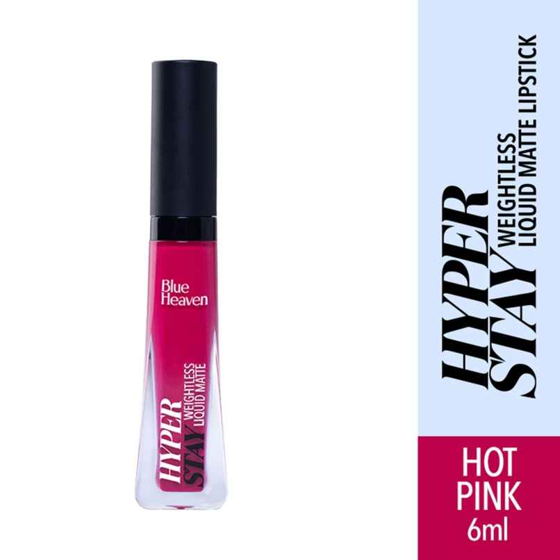 Blue Heaven Hyper Stay Weightless Liquid Matte Lipstick | Hot Pink 8