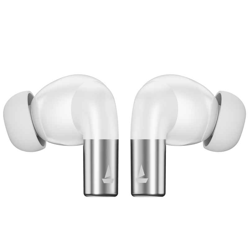 boAt Airdopes Ultra Pro TWS Earbuds | 100 Hr Playtime, Spatial Sound - 24-Bit Audio,Zinc White