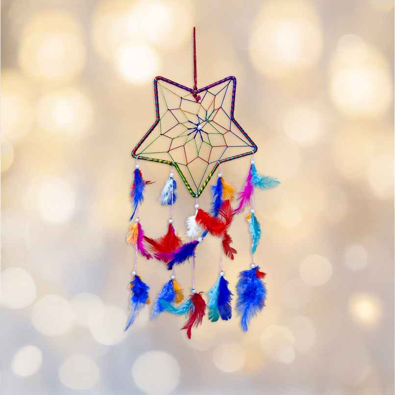Urbanfix Star Shaped Dream Catcher | Wall Hanging for Bedroom, Car & Living Room Decor
