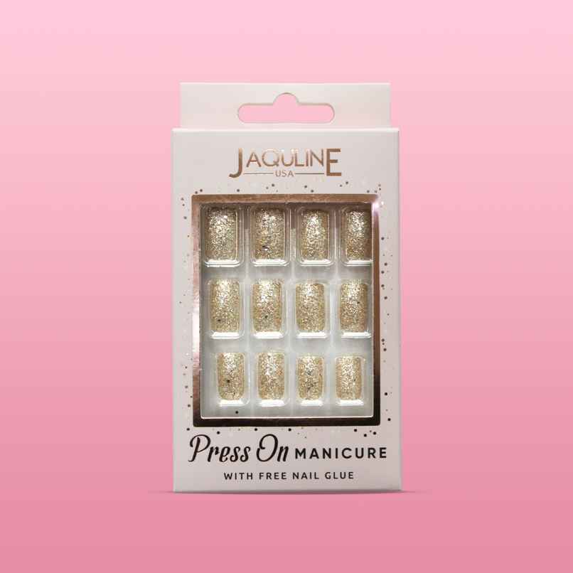 Jaquline USA Pressonmanicure - Golden Glitter