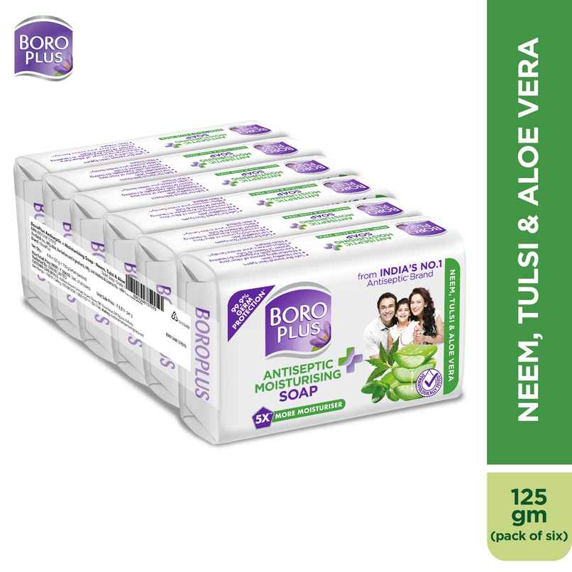 BoroPlus Antiseptic And Moisturising Bathing Soap With Aloe Vera, Neem And Tulsi