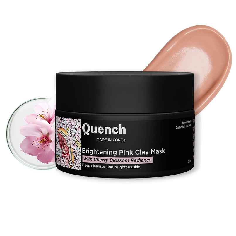 Quench Mon Cherry Brightening Pink Clay Mask