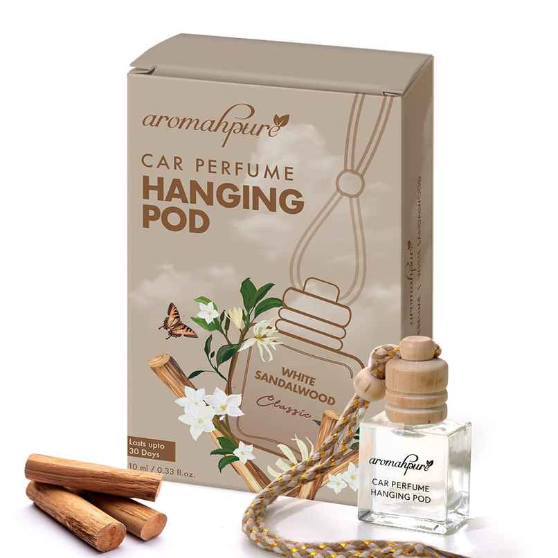 Aromahpure Premium Car Air Freshener Hanging Pod | Sandalwood Fragrance