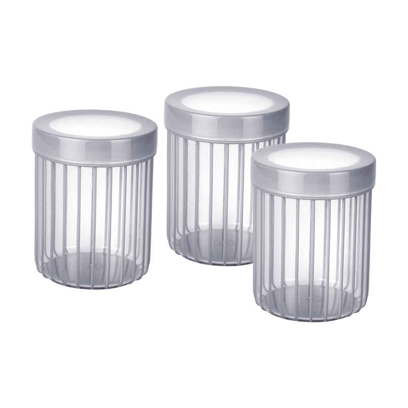 Joyo Better Home Linea Container 1000 ml (3 Pcs Set)- Grey