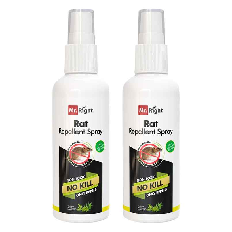 Mr. Right Herbal Rat Repellent Spray for Car & Home | Chemical-Free