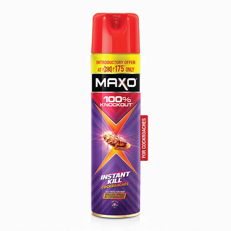 Maxo Crawling Insect Killer, Cockroach Killer Spray | Floral Fragrance