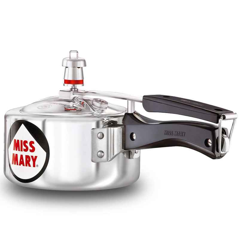 Hawkins 1.5 Litre Miss Mary Pressure Cooker, Small Inner Lid Cooker, Silver (Mm15) Hawkins 1.5 Litre Miss Mary Pressure Cooker, Small Inner Lid Cooker, Silver (Mm15)