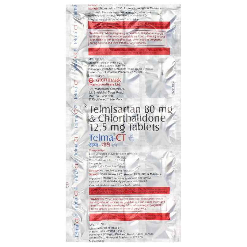 Telma-CT 80/12.5 Tablet Telma-CT 80/12.5 Tablet