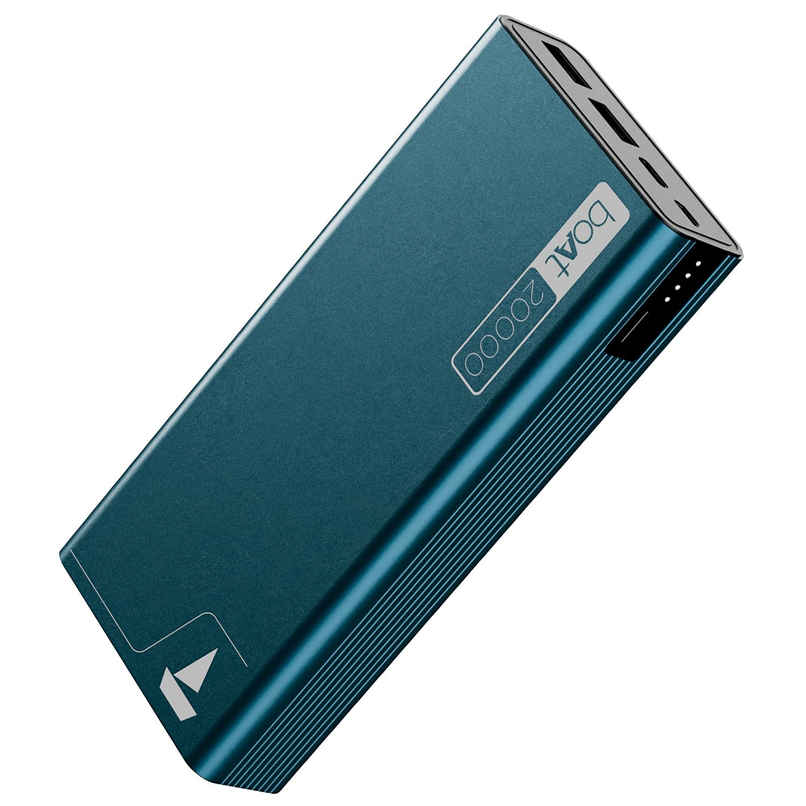 boAt 20000 mAh Power Bank w/ 2-Way 22.5W Fast Charging & Smart Power Management - PB400 (Steel Blue)