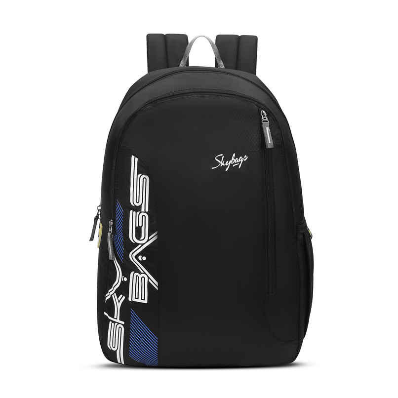 Skybags Sync Backpack with 2 Compartments | Black - 28 L