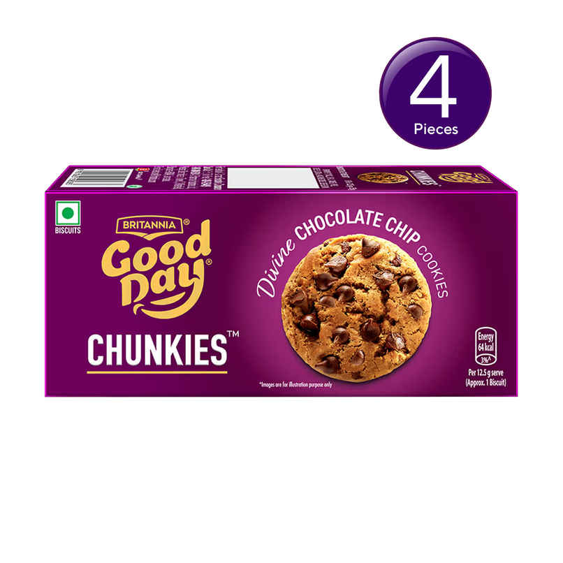 Britannia Good Day Chunkies Chocochip Cookies Combo