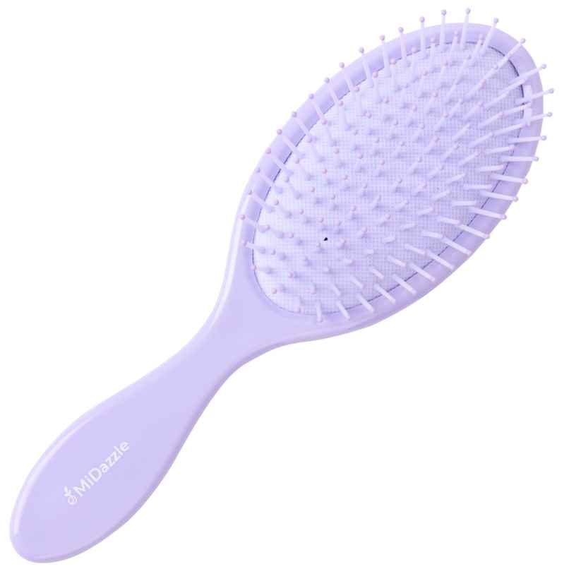 Midazzle Premium Lavender Floral Paddle Hair Brush |MIHB0024 Midazzle Premium Lavender Floral Paddle Hair Brush |MIHB0024