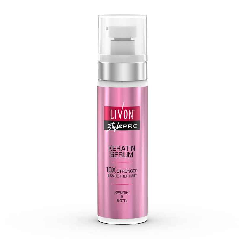 Livon Style Pro Keratin Serum 10X Stronger & Smoother Hair Keratin & Biotin