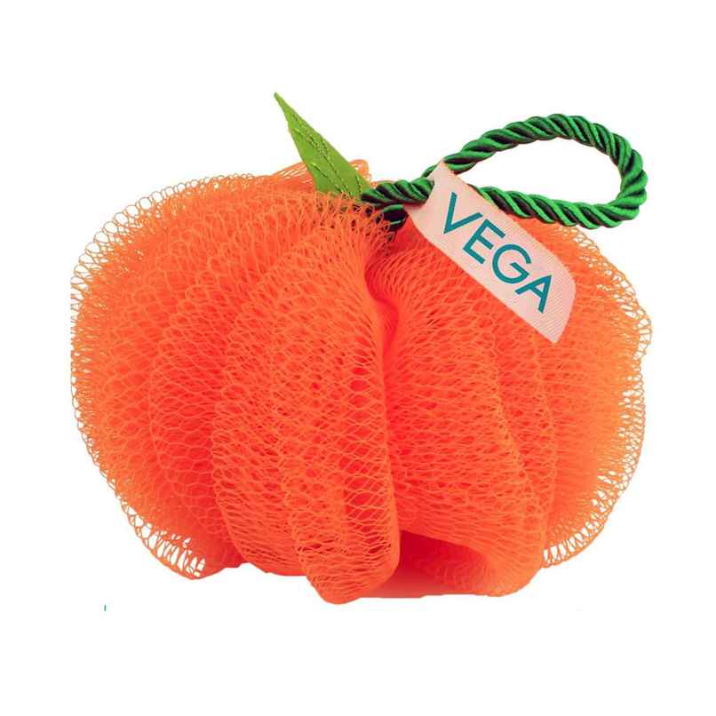 VEGA Orange Sponge, Bath Shower Loofah for Women and Men, (BA-3/10)