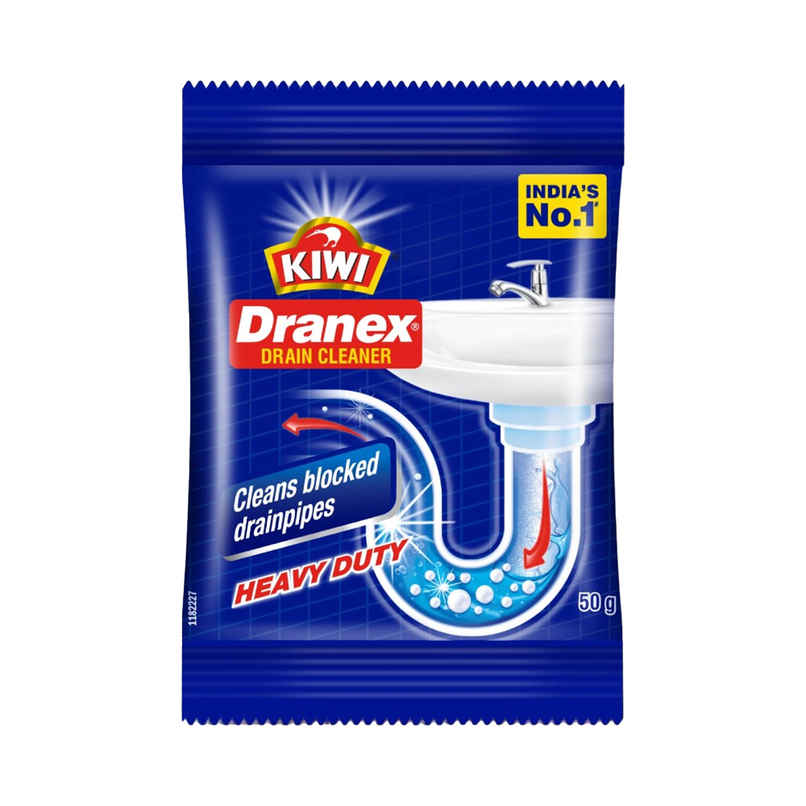 Mr. Muscle Kiwi Dranex Drain Cleaner Powder | Removes Clogs, Blockages In Just 30 Minutes Mr. Muscle Kiwi Dranex Drain Cleaner Powder | Removes Clogs, Blockages In Just 30 Minutes