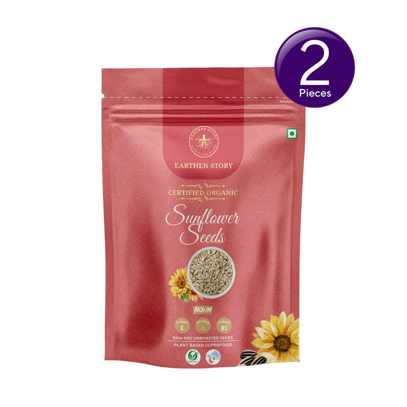 Earthen Story Organic Raw Sunflower Seeds Combo