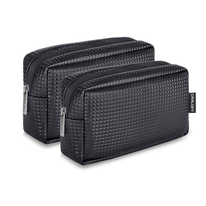 Craloft Laptop Charger Pouch/Travel Organizer Pouch for Cables/Hard Disk(Black-Pack of 2) Craloft Laptop Charger Pouch/Travel Organizer Pouch for Cables/Hard Disk(Black-Pack of 2)
