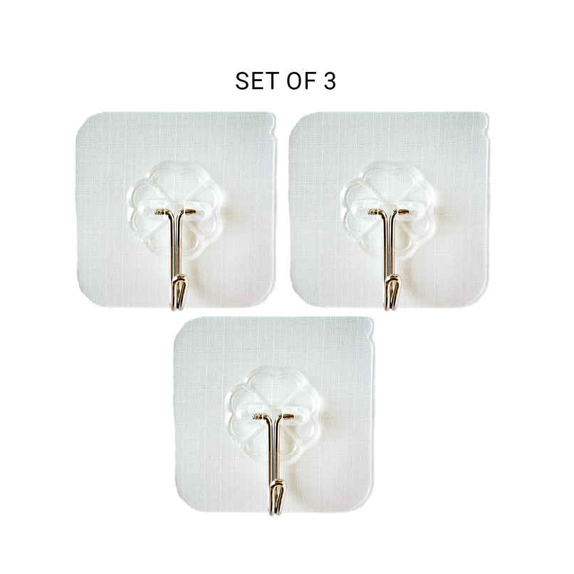 Chrome 507 Self Adhesive Wall Hooks Chrome 507 Self Adhesive Wall Hooks