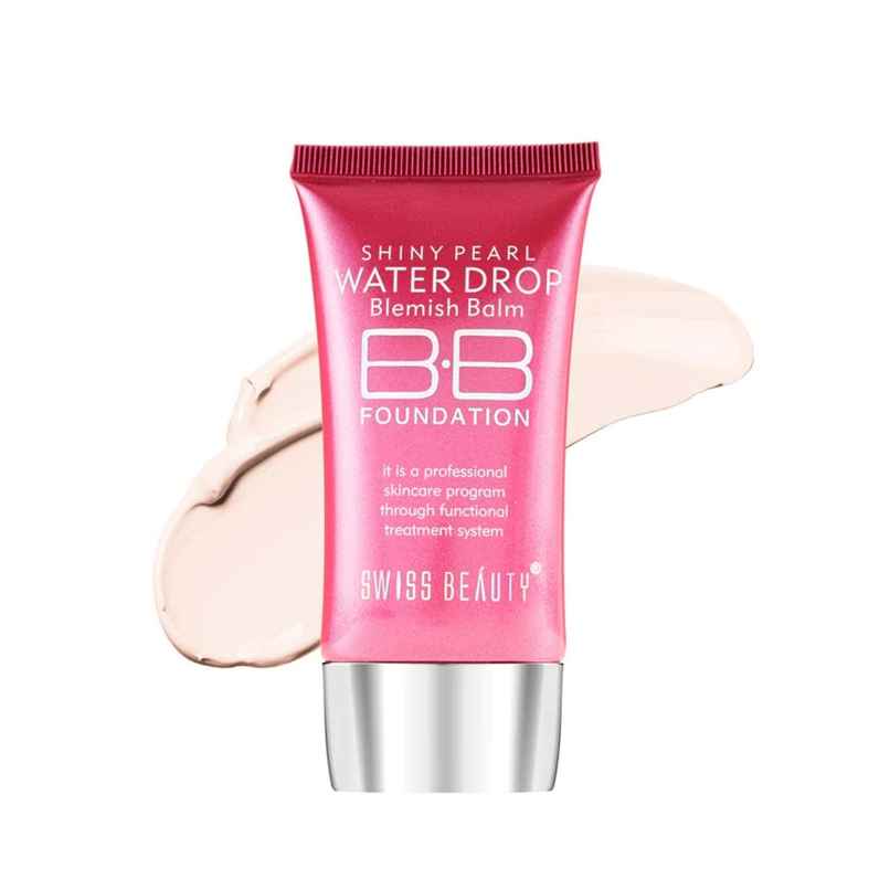 Swiss Beauty Shiny Pearl Water Drop Blemish Balm BB Foundation - 01 Swiss Beauty Shiny Pearl Water Drop Blemish Balm BB Foundation - 01