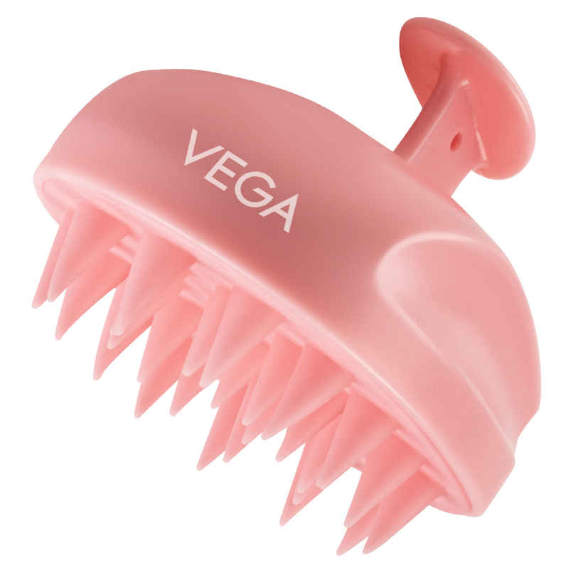 VEGA Hair Scalp Massager Shampoo Brush With Soft Silicone Bristles | (Ssb-03)