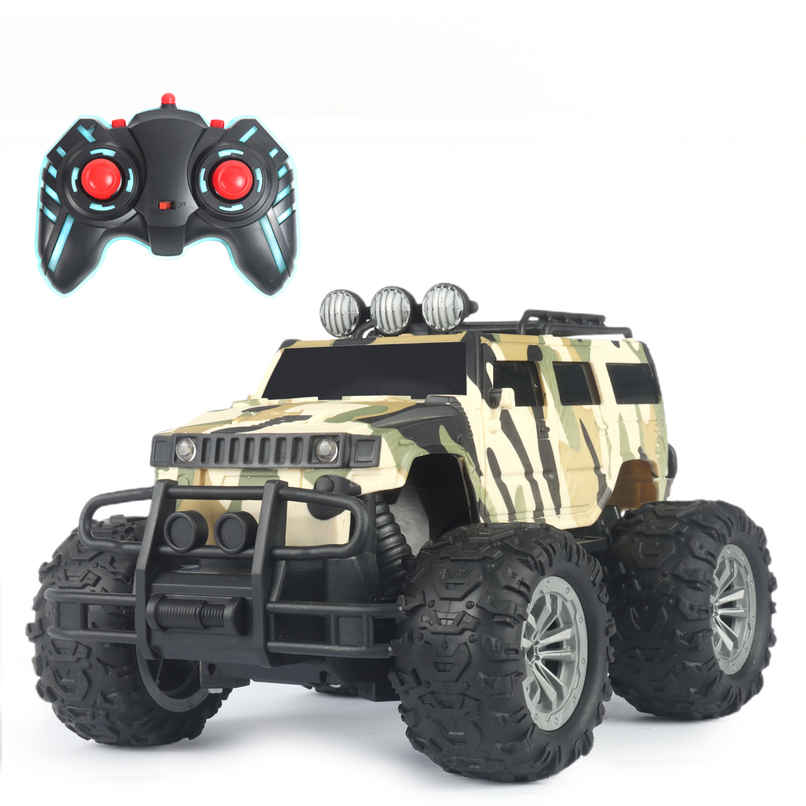 Race N Roll Off Roader Rechargeable Remote Control Monster Truck - Humm Military Race N Roll Off Roader Rechargeable Remote Control Monster Truck - Humm Military