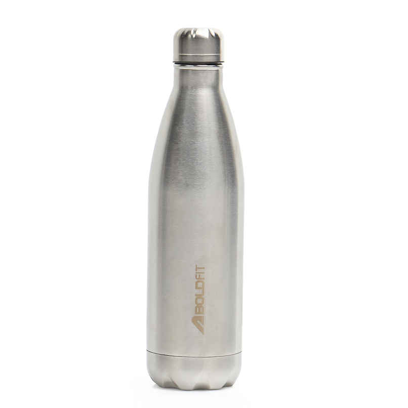 Boldfit Silver Thermosteel Water Bottle | Hot & Cold Flask for Office, Home & Travel | 1 L Boldfit Silver Thermosteel Water Bottle | Hot & Cold Flask for Office, Home & Travel | 1 L