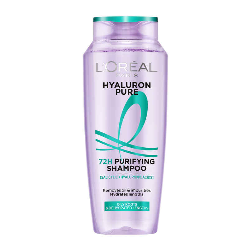 L'Oreal Paris Hyaluron Pure 72H Purifying Shampoo For Fresh Scalp & Hydrated Hair