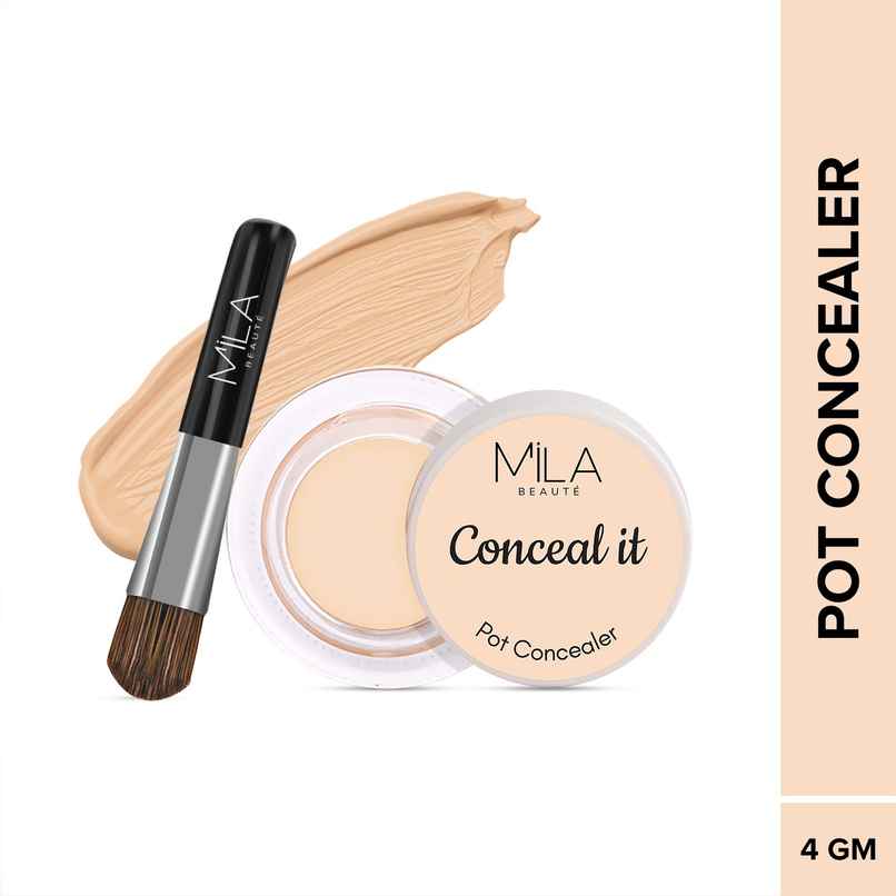 Mila Beaute Conceal It Pot Concealer Spf15 Natural Matte Finish - 03 Cream Beige