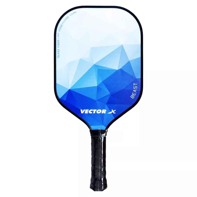 Vector X Beast 13 MM Pickle Bat | Lightweight | Fibre Glass | PP Honeycomb Core Material Paddle