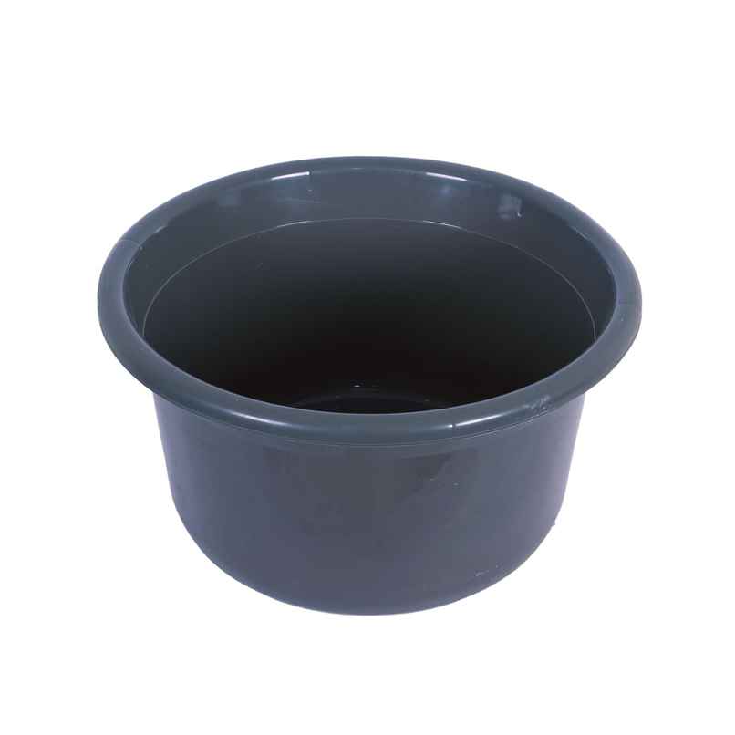 Kuber Industries Versatile Plastic Bath Tub|Baby Bathing Tub|TUB-25 L|Gray Kuber Industries Versatile Plastic Bath Tub|Baby Bathing Tub|TUB-25 L|Gray