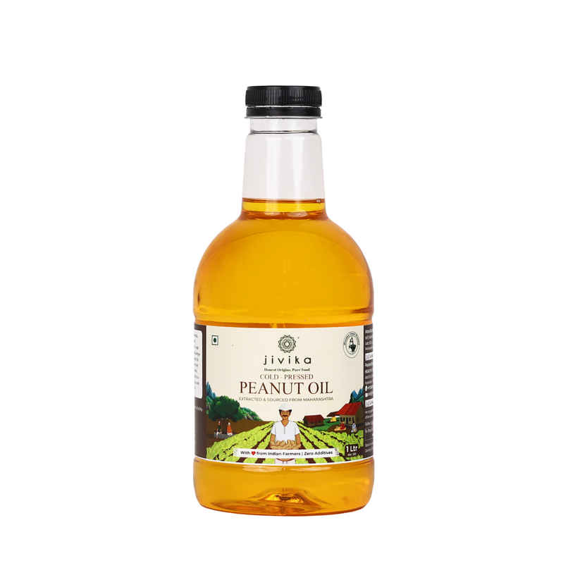 Jivika Groundnut (Peanut) Cold Pressed Oil | Healthy Cooking Oil