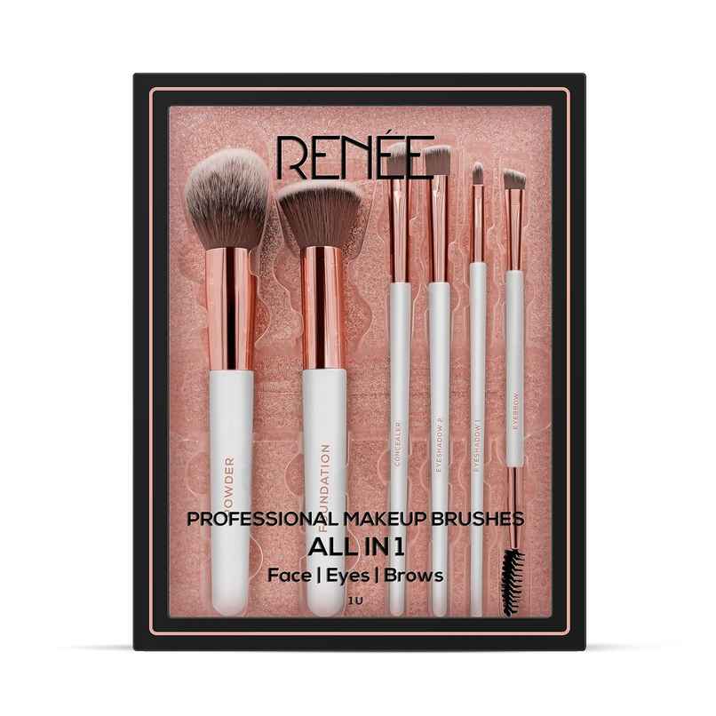 Renee All In 1 Professional Makeup Brushes Set Of 6