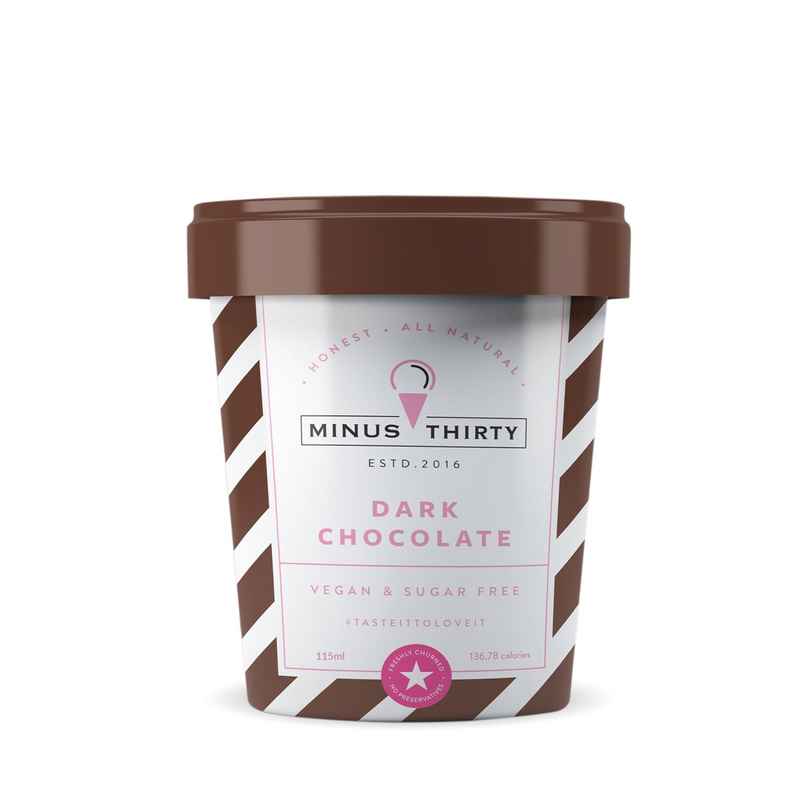 MINUS THIRTY Dark Chocolate Vegan And Sugar Free