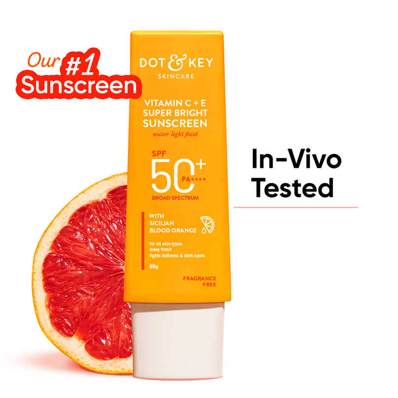 Dot & Key Vitamin C + E Super Bright Sunscreen SPF 50 Dot & Key Vitamin C + E Super Bright Sunscreen SPF 50