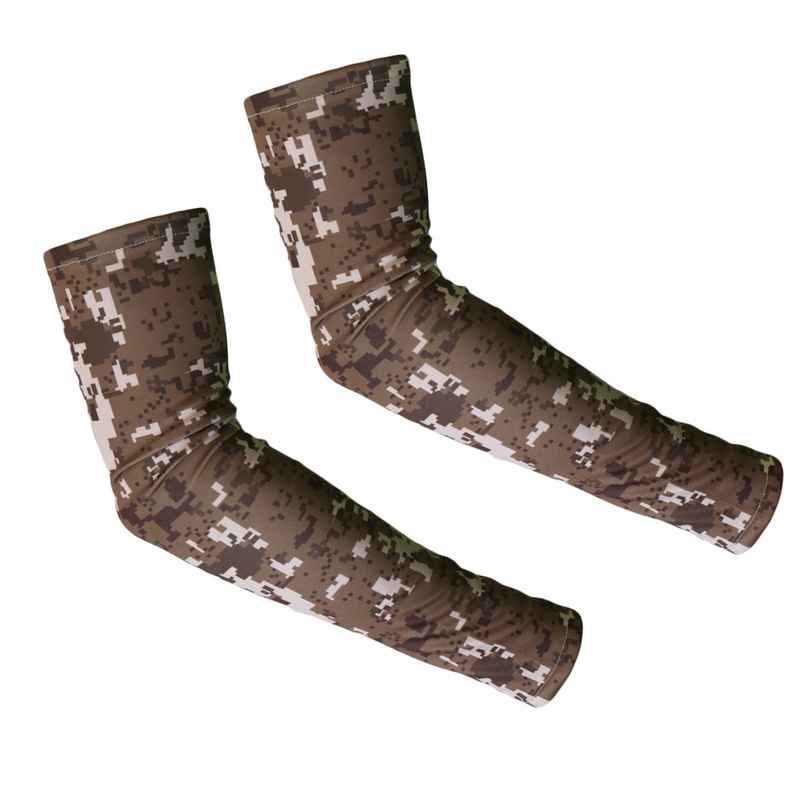 Xtrim Unisex Arm Compression Sleeves For Dust And Sun Protection For Men Women - M | Camo Dessert