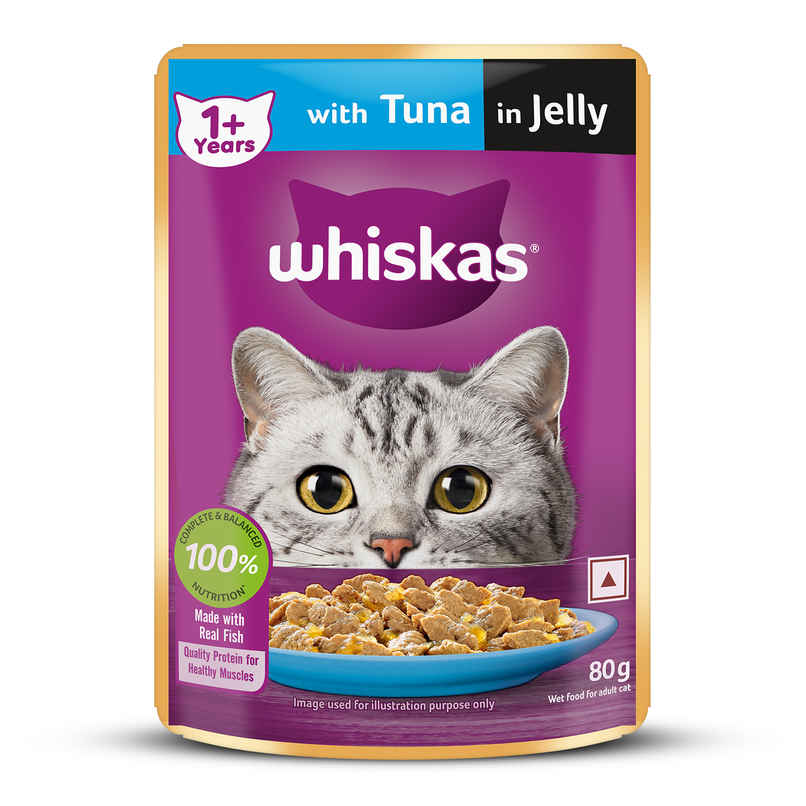Whiskas Adult Tuna in Jelly Wet Cat Food Whiskas Adult Tuna in Jelly Wet Cat Food
