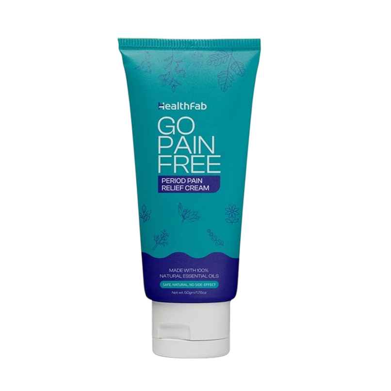 Healthfab Gopainfree Instant Period Pain Relief Cream, Skin Friendly, No Side Effects Healthfab Gopainfree Instant Period Pain Relief Cream, Skin Friendly, No Side Effects