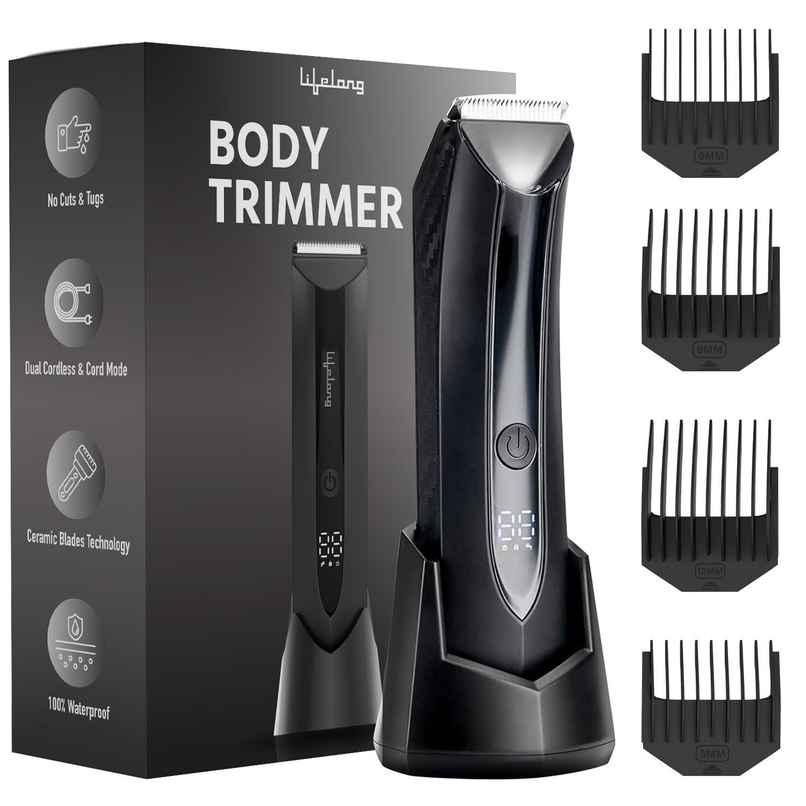 Lifelong Intimate Private Parts Body Trimmer for Men | 100 Mins Runtime | Rechargeable Lifelong Intimate Private Parts Body Trimmer for Men | 100 Mins Runtime | Rechargeable