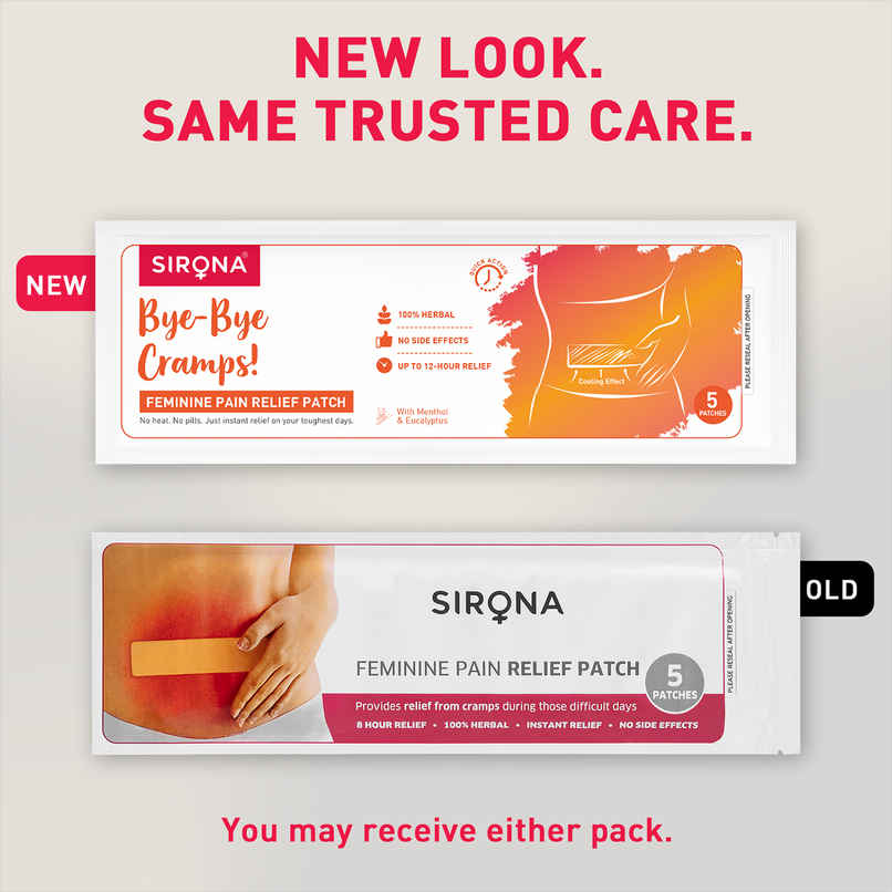 Sirona Feminine Pain Relief Patches