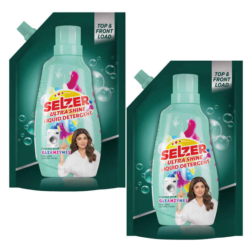 Selzer Ultrashine Liquid Detergent Spout Pouch